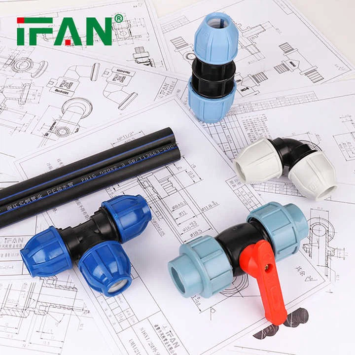 HDPE Pipe PP Elbow Fitting factory